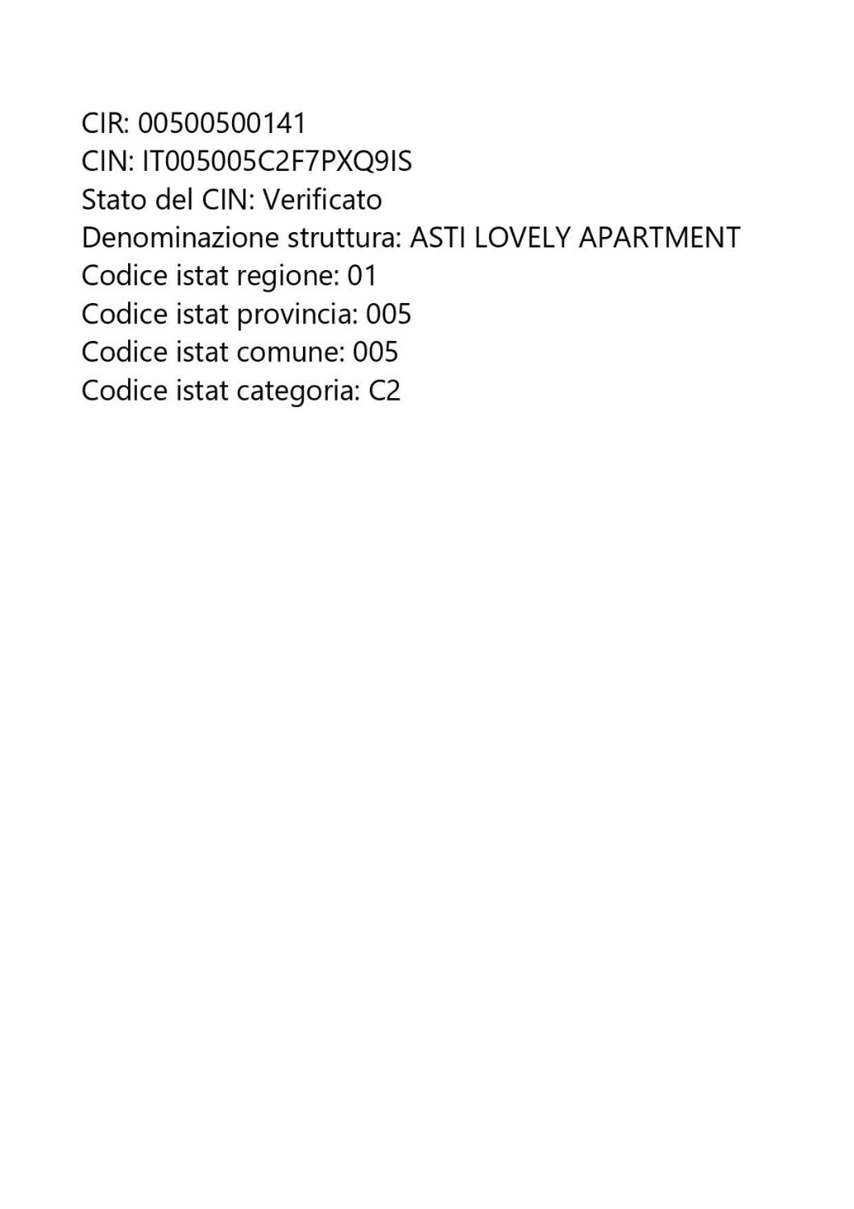 Asti Lovely Apartment Exteriér fotografie